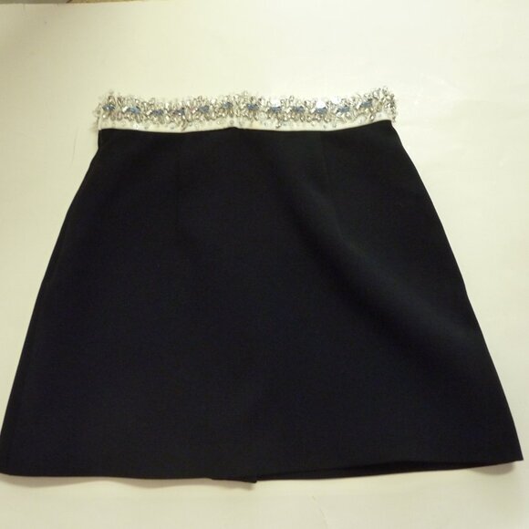 Miu Miu Studded With Bow Detail Mini Skirt - Picture 3 of 5